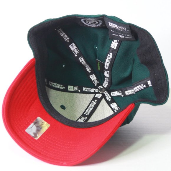 Minnesota Wild New Era Green and Red Ballcap Size: Medium/Large NHL Hockey - Picture 2 of 5